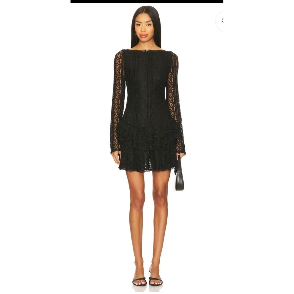 Free People Tabbi Lace Mini Dress NWT SZ M MSRP $128